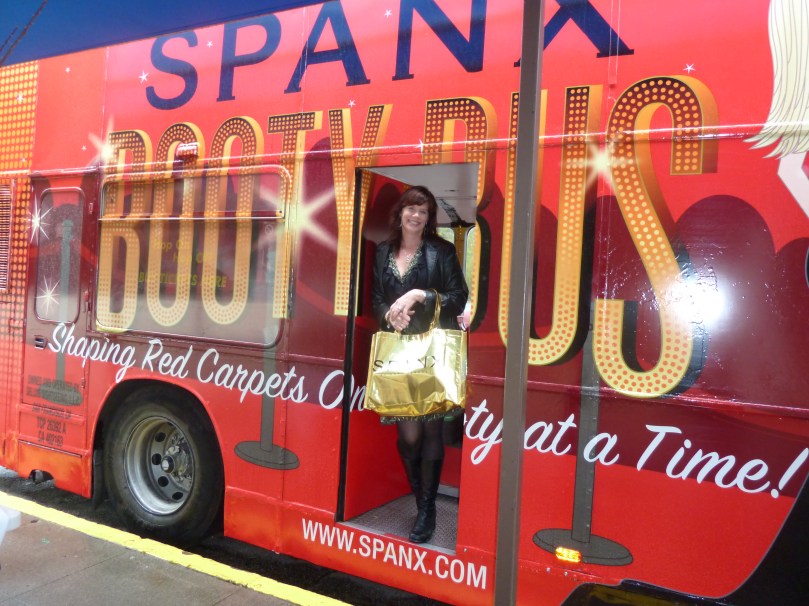 Spanx Booty bus at Beverly Hilton pre-Oscar gifting suite