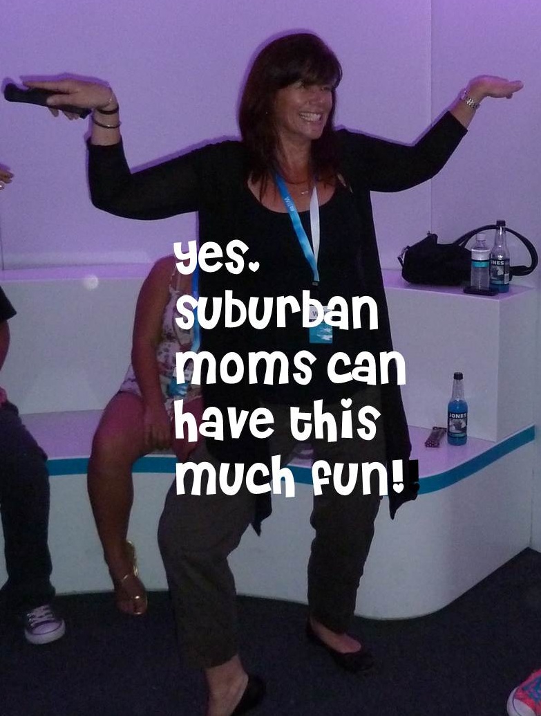 Suburban-mom-dancing-to-just-dance-wii