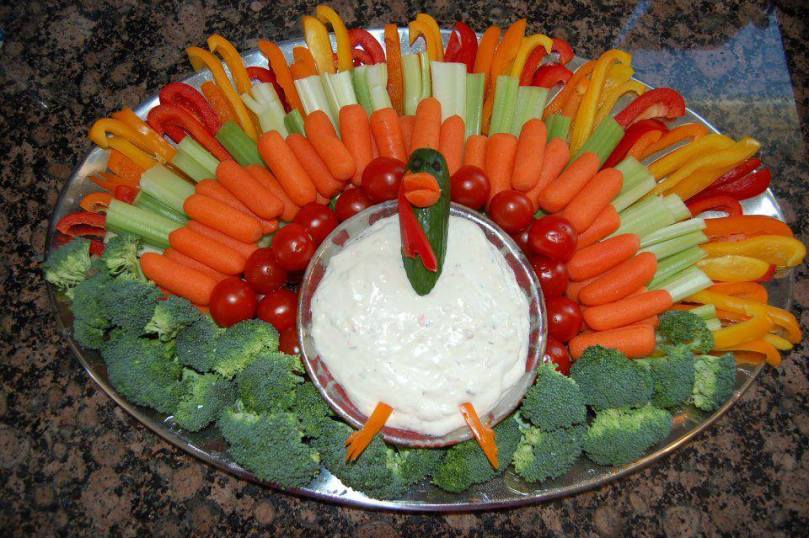 Thanksgiving veggie tray