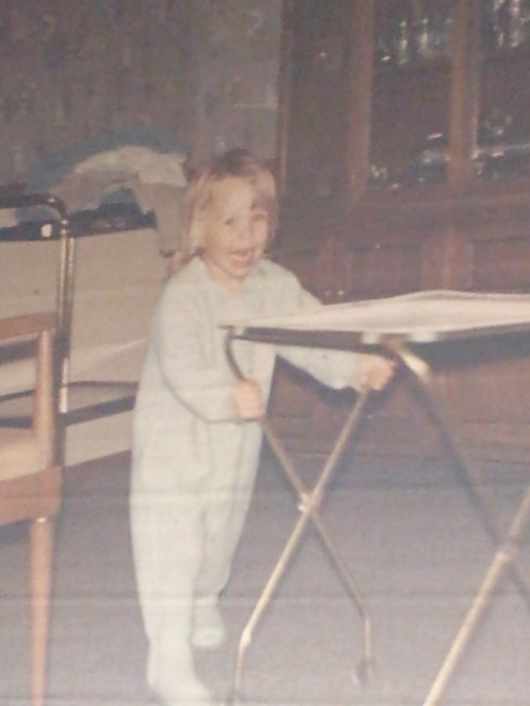 Damn I was cute! Who wouldn't want to watch hours upon hours of slides with this cute baby?!