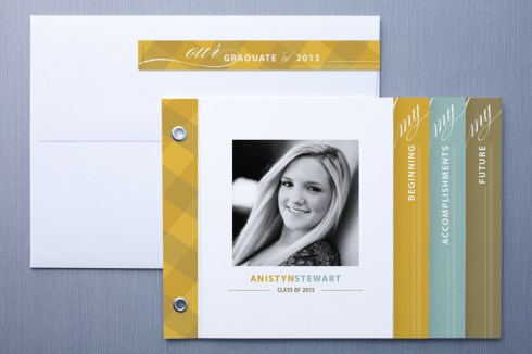 Graduation announcement booklet