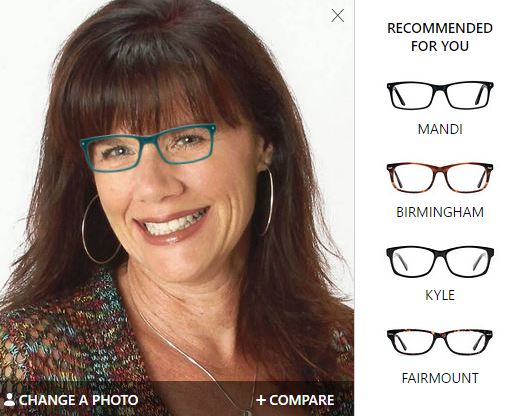 try on glasses online