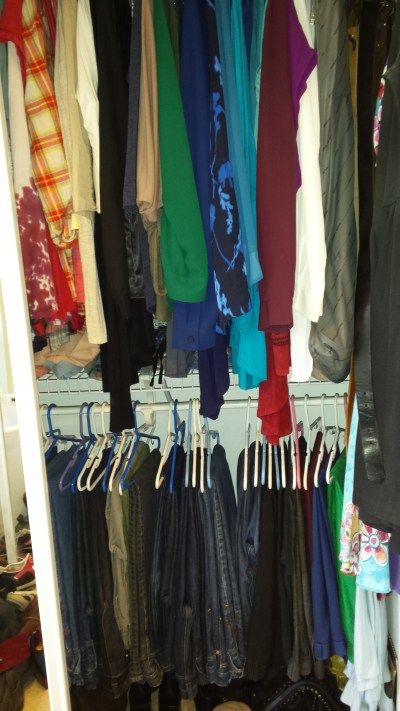 work wardrobe organized closet