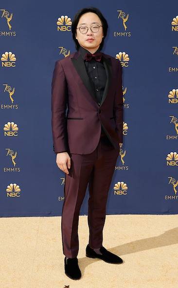 jimmy-o-yang-2018-emmy-awards-red-carpet-arrivals-fashion